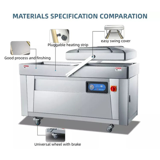 Double Chamber Vacuum Packaging Machine DZQ-500/2SA