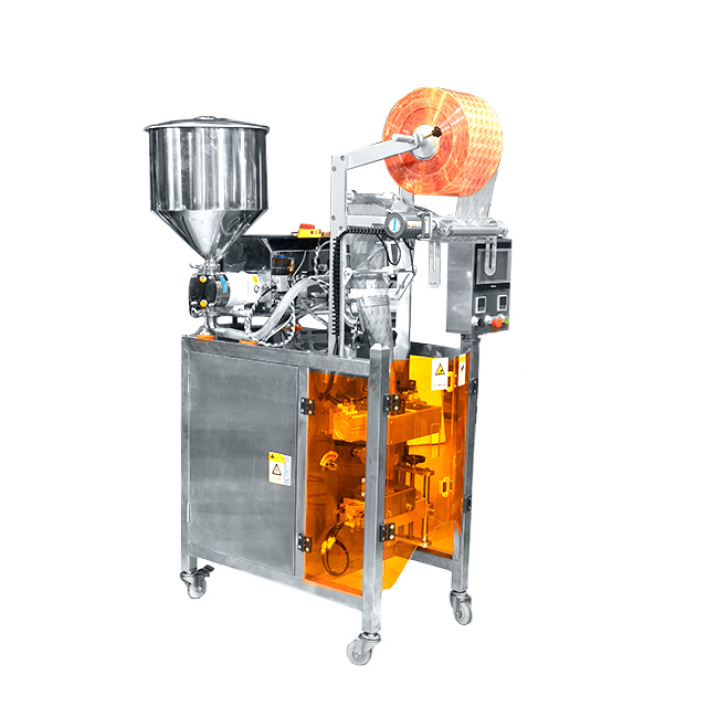 Automatic Rotor Pump Liquid Pasta Filling 3 Side Sealing Packing Machine FSL-GTX100