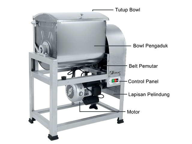 Horizontal Dough Mixer HMX-T15